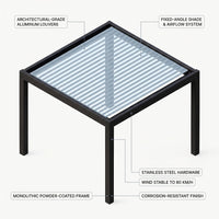 ArcadiaForge Louver Pro Pergola — How It Works